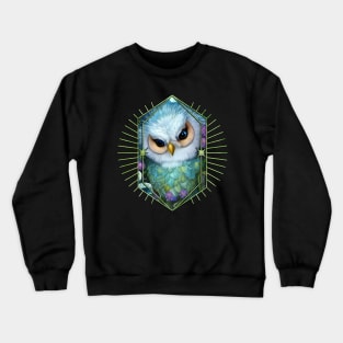 Cute Owl the Birds of the Night Crewneck Sweatshirt